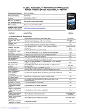MOTOROLA ATRIX Manual