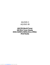 Aquatic AQ-DVD-3B Owner's Manual