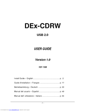 Archos DEx-CDRW User Manual