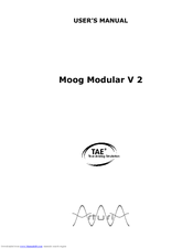Arturia Moog Modular V 2 User Manual