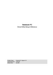Asus B1A Software Manual
