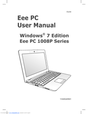 Asus Eee PC 1008P-KR-PU27-PI User Manual
