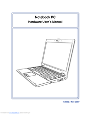 Asus F6Ve-C1 Hardware User Manual