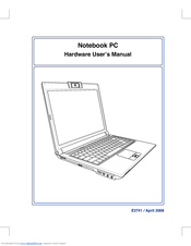 Asus F8VA Hardware User Manual
