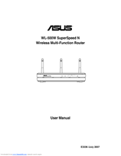 Asus WL-500W SuperSpeed N User Manual