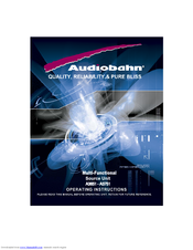 Audiobahn A3751 Operating Instructions Manual