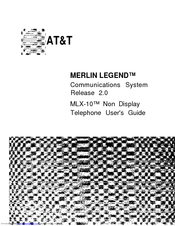AT&T MERLIN LEGEND MLX-10 Non-Display Telephone User Manual