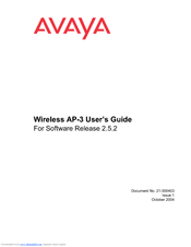 Avaya AP-3 User Manual