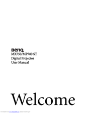 Benq MX750 User Manual