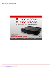 Bizfon 2000 Administrator's Manual