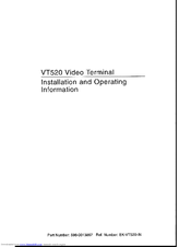 Boundless VT520 Installation And Operating Information
