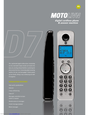 MOTOROLA MOTOLIVN D711 Brochure