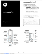 MOTOROLA MOTORAZR VE20 - VE20 Information Manual