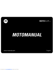 MOTOROLA MOTOSLVR L7c Motomanual