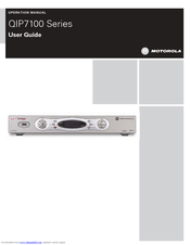 MOTOROLA QIP7100 Series User Manual