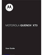 MOTOROLA QUENCH XT5 User Manual