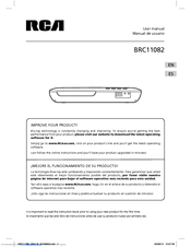 RCA BRC11082 User Manual