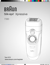 Braun Silk-epil Xpressive 7380 Manual
