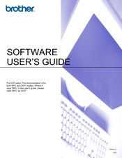Brother DCP Series Software User's Manual