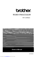 Brother WP-330MDS Owner's Manual