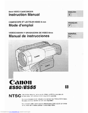 Canon ES55 Instruction Manual