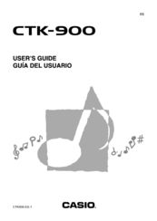 Casio CTK-900 User Manual