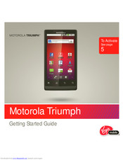 MOTOROLA Triumph Getting Started Manual