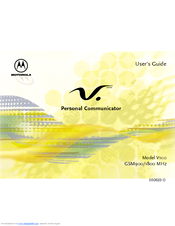 MOTOROLA V.100 User Manual