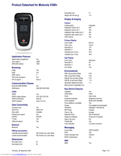 MOTOROLA V360V - Datasheet