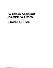 Sagem WA 3050 Owner's Manual