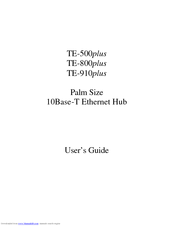 TRENDNET TE-500plus User Manual