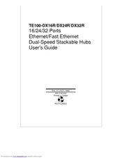 TRENDNET TE100-DX16R User Manual