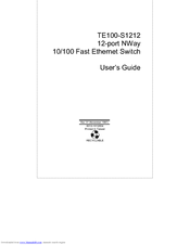 TRENDNET TE100-S1212 User Manual