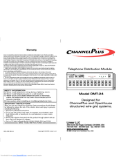 Channel Plus DMT-24 Supplementary Manual