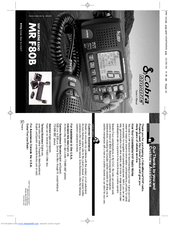 Cobra MR F80B Owner's Manual