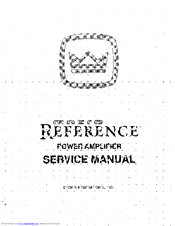Crown Macro Reference Service Manual