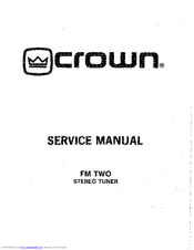 Crown FM-2 Service Manual