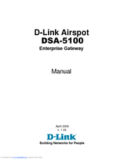 D-link DSA 5100 - Airspot - Gateway Manual