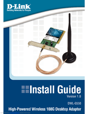D-link DWL-G550 Install Manual