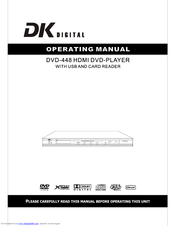 DK Digital DVD-448 Operation Manual