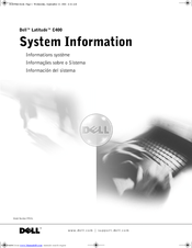 Dell Latitude C400 System Information Manual