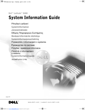 Dell d400 - Latitude - Pentium M 1.3 GHz Information Manual