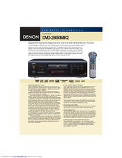 Denon DVD-2800Mk.II Specifications