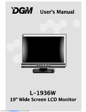 DGM L-1936W User Manual