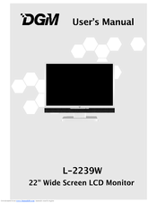 DGM L-2239W User Manual