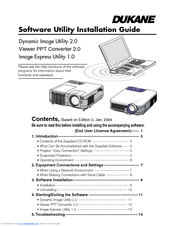 Dukane ImagePro 9066 Installation Manual