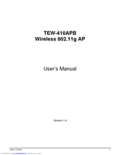 TRENDNET TEW-410APB User Manual