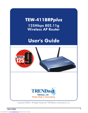 TRENDNET TEW-411BRPplus User Manual