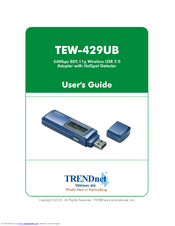 TRENDNET TEW-429UB User Manual