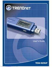 TRENDNET HotFlash TEW-429UF User Manual